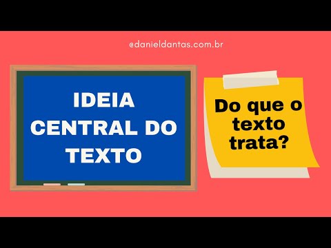 Qual é o tema central do texto?