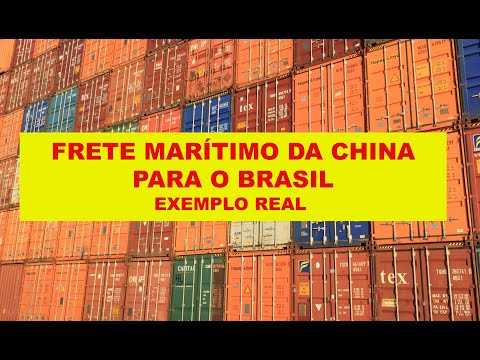 Qual é o tempo de viagem de um navio da China para o Brasil?