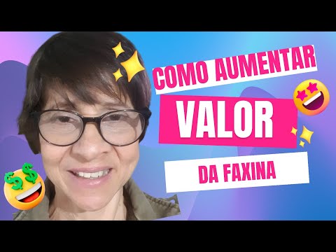 Qual é o valor da diária de faxina?