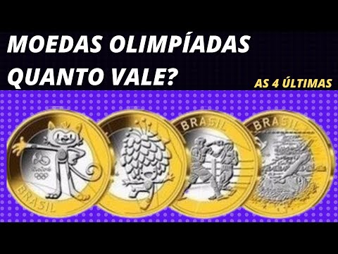 Qual é o valor das moedas das Olimpíadas de 2016?