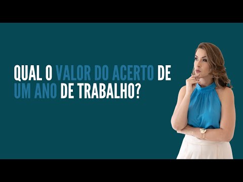 Qual é o valor de um acerto de 1 ano?