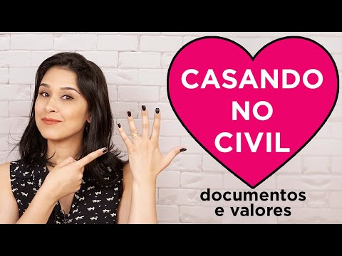 Qual é o valor do casamento civil?