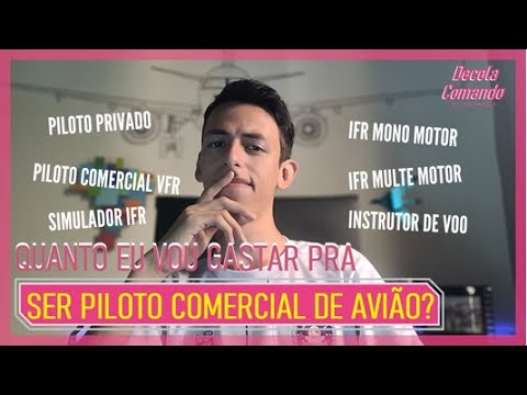 Qual é o valor do curso de piloto de avião?