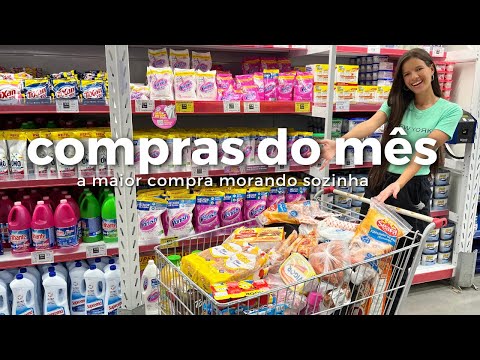 Qual é o valor ideal para as compras do mês de uma pessoa?