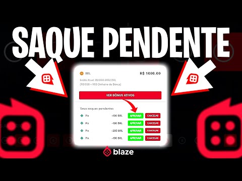 Qual é o valor mínimo de saque no Blaze?