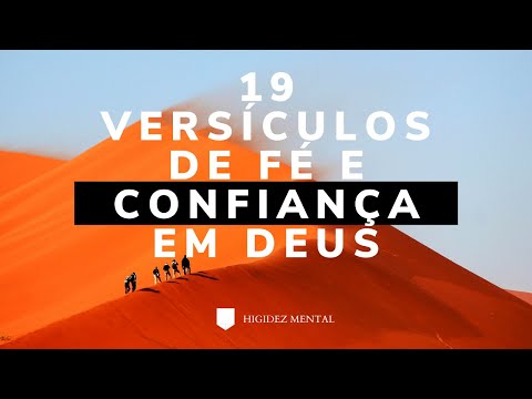 Qual é o versículo de fé e confiança em Deus?