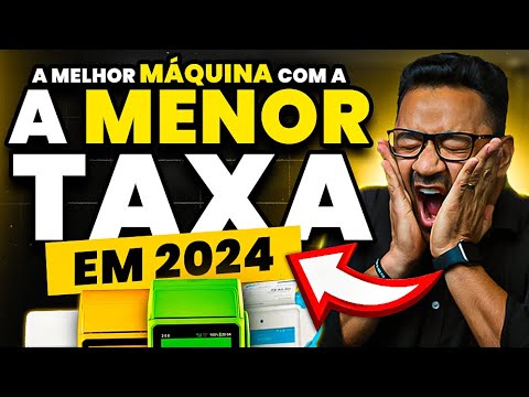 Qual maquininha tem a menor taxa?