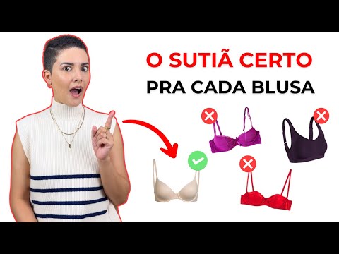 Qual o melhor sutiã para usar com blusa branca?