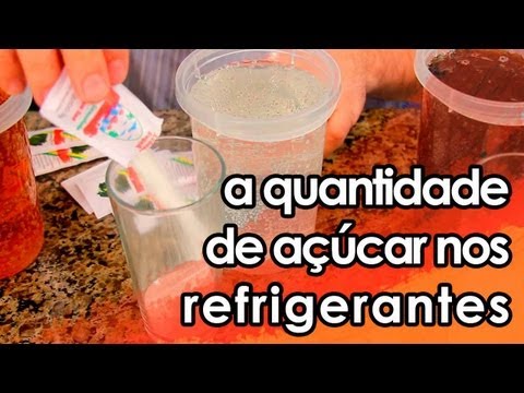 Qual refrigerante tem menos açúcar?