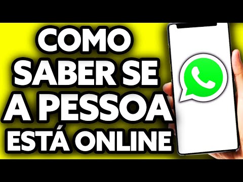 Quando a conta comercial no WhatsApp indica que a pessoa está online?