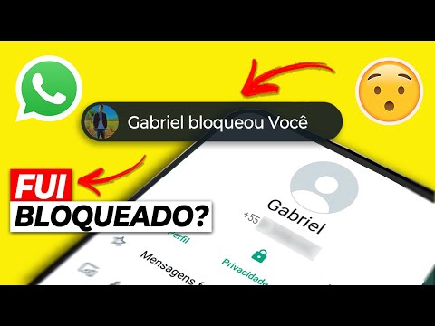 Quando alguém me bloqueia no WhatsApp, o recado do perfil aparece?