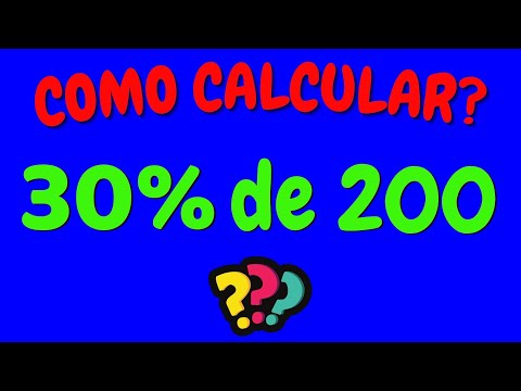 Quando calculamos 30 de 100, o que obtemos?