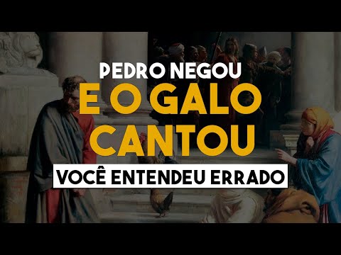 Quando o galo canta três vezes, o que isso significa?