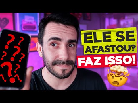 Quando o homem se afasta, o que fazer imediatamente?