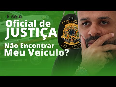 Quando o oficial de justiça não encontra, o que acontece?