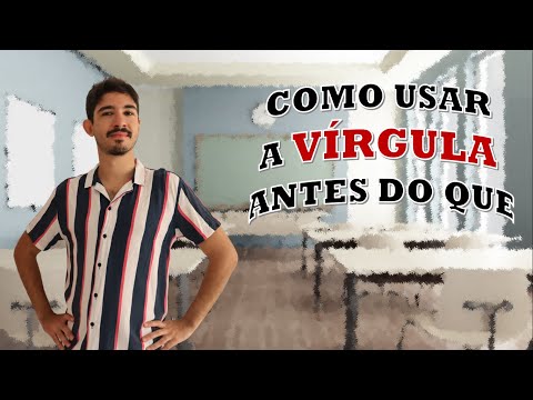 Quando usar vírgula antes de para?