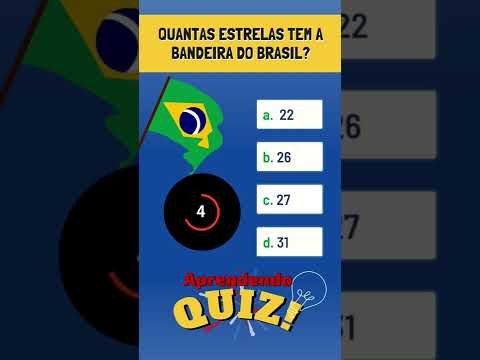 Quantas estrelas existem na bandeira do Brasil?