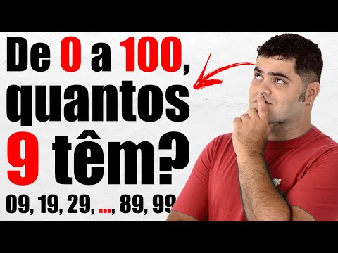 Quantas vezes o número 9 aparece de 0 a 100?