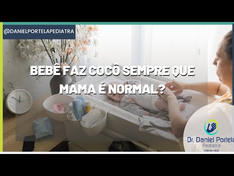 Quantas vezes um recém-nascido deve fazer cocô por dia?