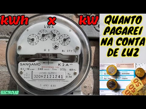 Quanto custa 1 kWh em reais?