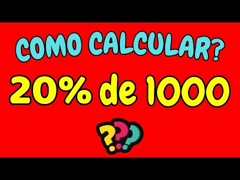 Quanto é 20 por cento?