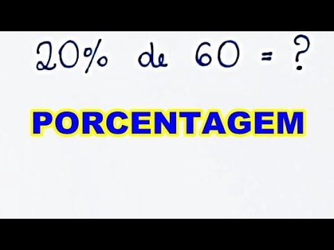 Quanto é 60% de 20?