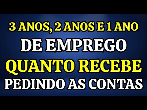 Quanto é o acerto de 3 anos de trabalho com salário mínimo?