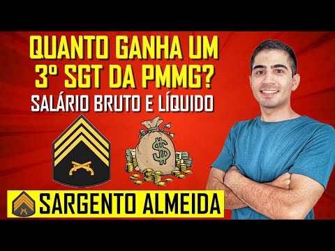 Quanto ganha um 3º sargento da PM aposentado?