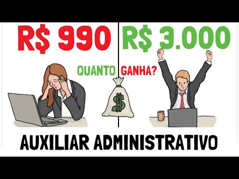 Quanto ganha um auxiliar administrativo?