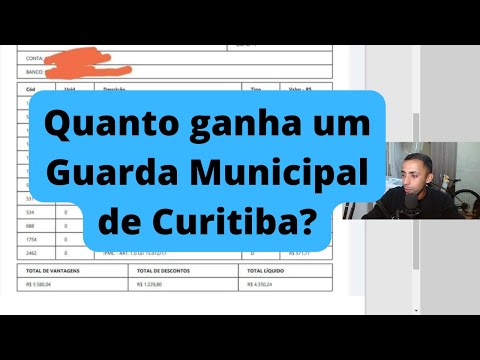 Quanto ganha um guarda municipal?