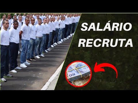 Quanto ganha um recruta do exército?