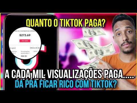 Quanto o TikTok paga por 1.000 visualizações?