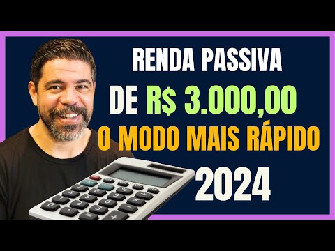 Quanto preciso investir para garantir uma renda mensal de 3 mil?