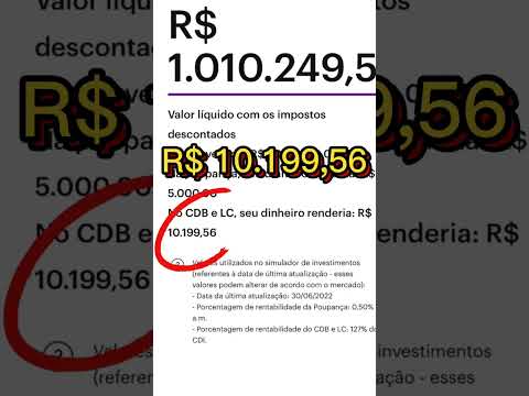 Quanto rende 30 milhões na Nubank?