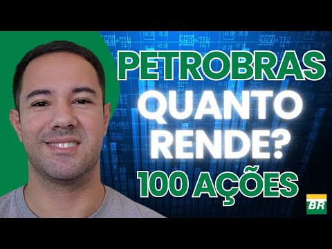 Quanto rende uma ação da Petrobras por mês?