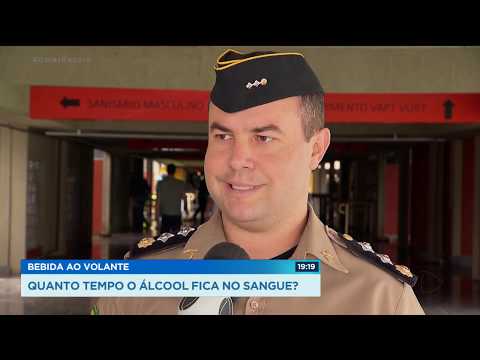 Quanto tempo o álcool fica no sangue?