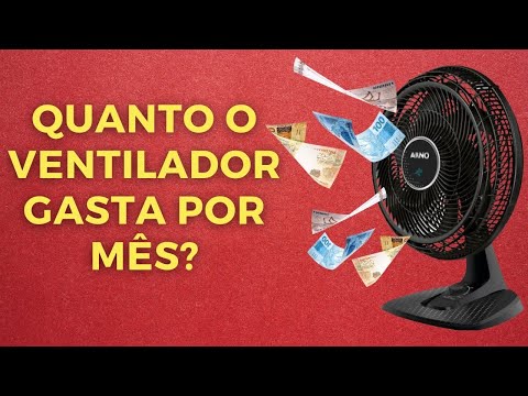 Quanto um ventilador gasta de energia por hora?