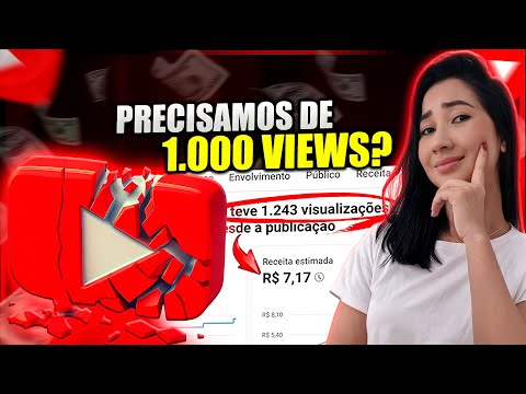 Quanto vale 1.000 views no YouTube?