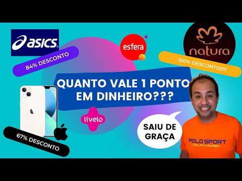 Quanto valem 1000 pontos Livelo em reais?