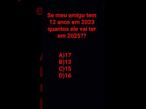 Quantos anos terá 2025?