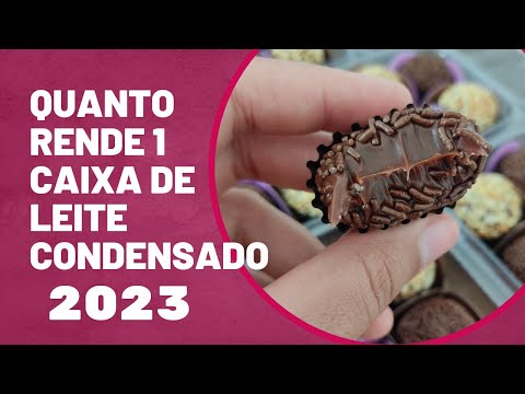 Quantos brigadeiros posso fazer com uma lata de leite condensado?