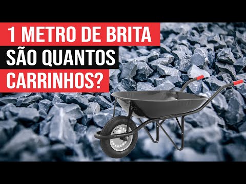 Quantos carrinhos de mão são necessários para um metro de areia?