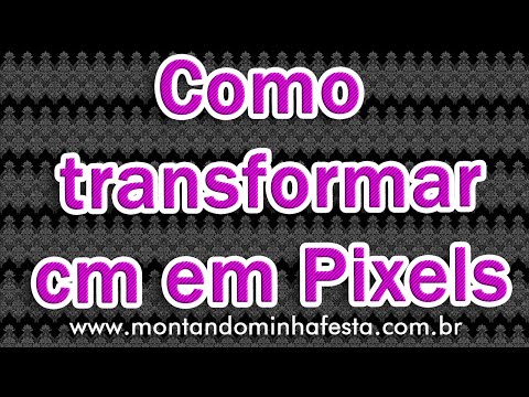 Quantos centímetros tem 1 pixel?