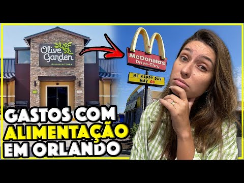 Quantos dólares você gasta por dia em Orlando?