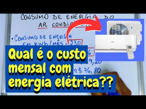 Quantos kWh gasta um ar-condicionado de 12.000 BTUs ligado 8 horas por dia?