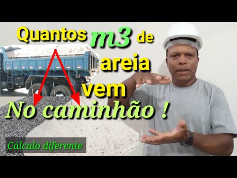 Quantos metros mede um caminhão de areia?