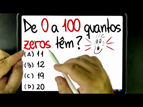 Quantos números 6 existem entre 0 e 100?