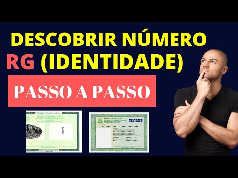 Quantos números existem no código interno do RG?