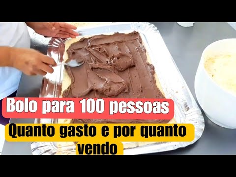 Quantos quilos de bolo são necessários para 100 pessoas?