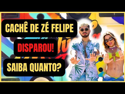 Quantos shows Zé Felipe faz por mês?